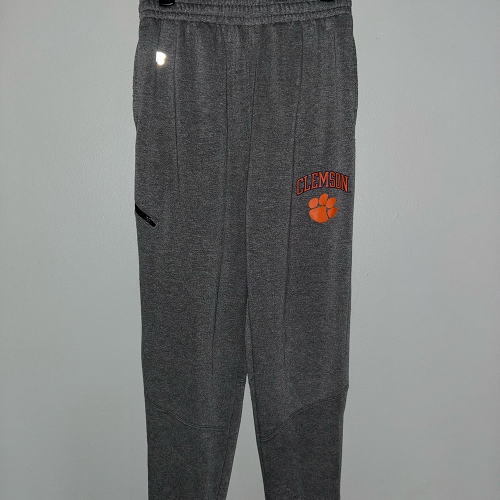 Russell Athletic Gray Clemson Sweatpants